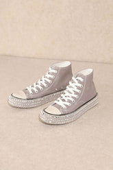 D-Chantel High Top Studded Sneakers - Trendy & Bold, sneakers, $ 55.00, A Moment Of Now™